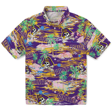 East Carolina Pirates Flamingo Retreat 2026 Hawaiian Shirt – Moonbestprint