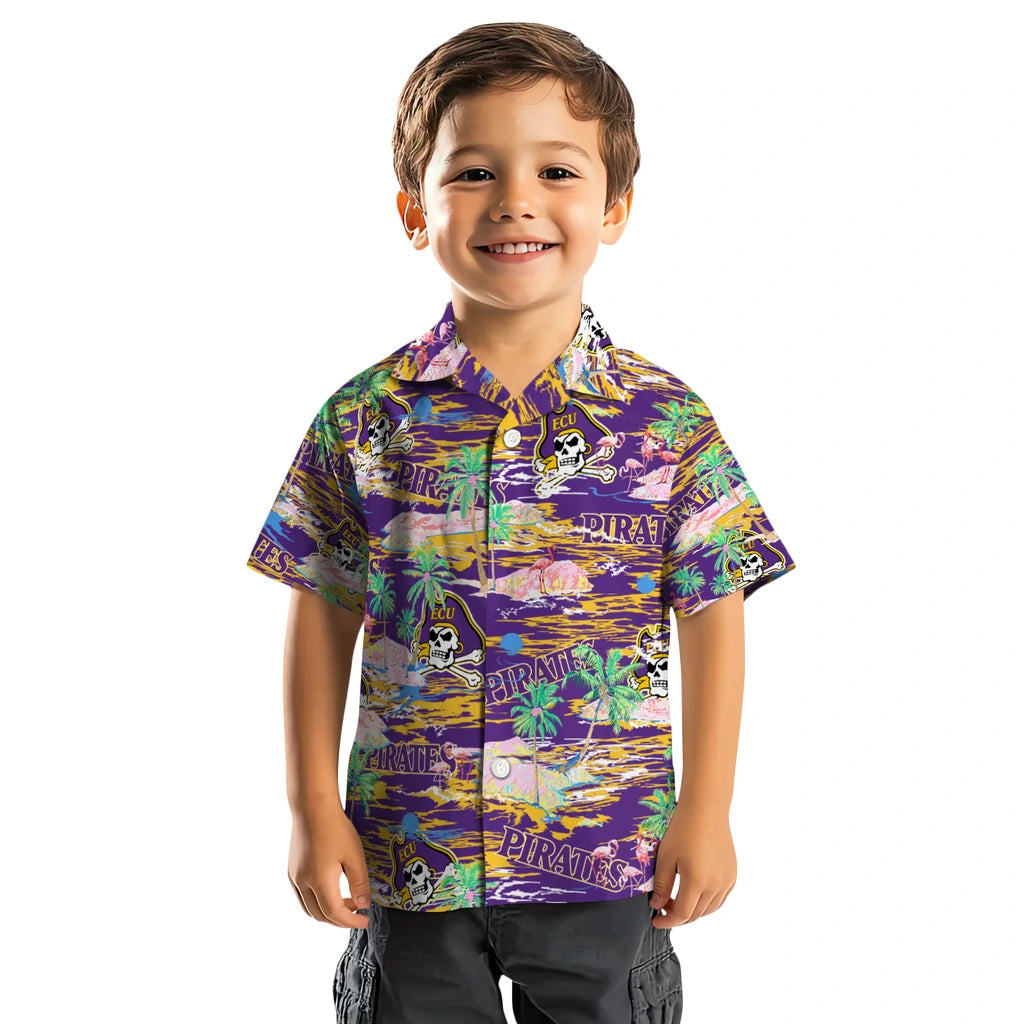 East Carolina Pirates Flamingo Retreat 2026 Hawaiian Shirt – Moonbestprint