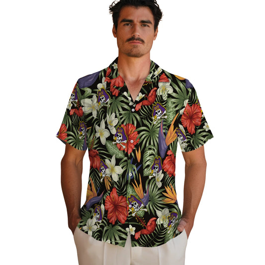 East Carolina Pirates Hawaiian Shirt - Hawaii Floral Hibiscus | Moonbestprint