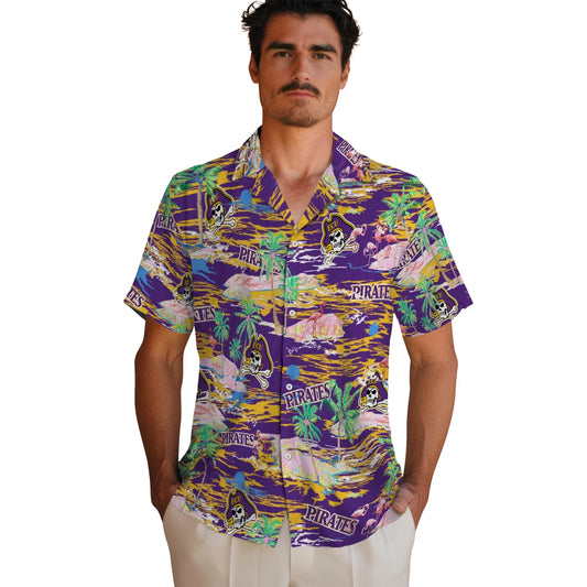 East Carolina Pirates Hawaiian Shirt - Hawaii Island | Moonbestprint