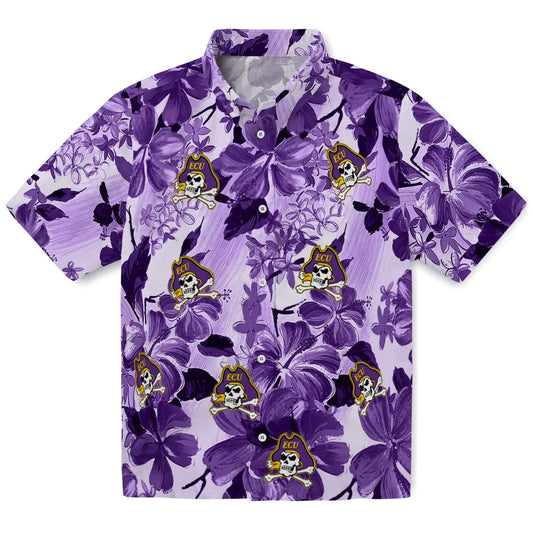 East Carolina Pirates Hawaiian Shirt - Hibiscus Arrangement | Moonbestprint