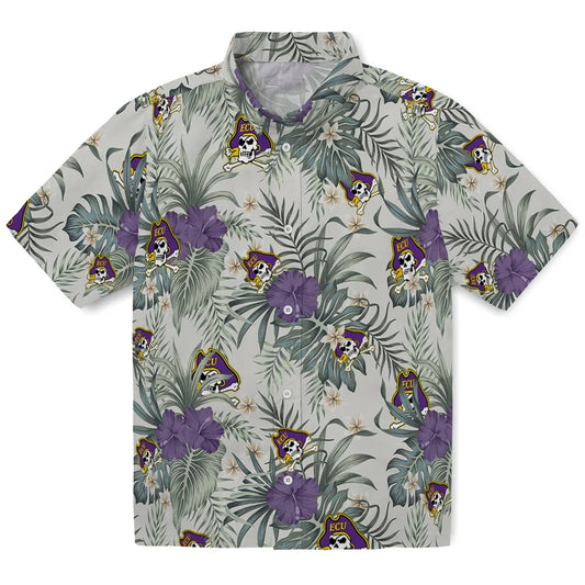 East Carolina Pirates Hawaiian Shirt - Hibiscus Designs | Moonbestprint