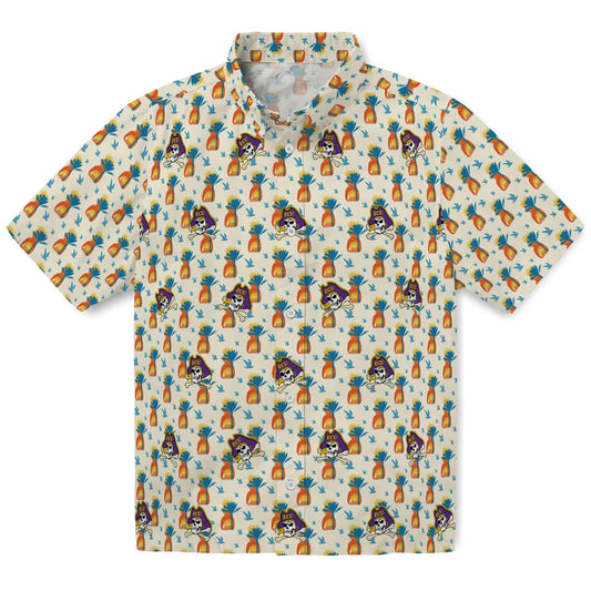East Carolina Pirates Hawaiian Shirt - Pineapple Delight | Moonbestprint