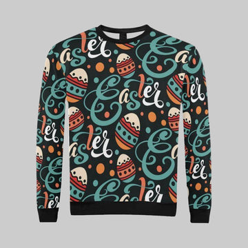 Easter Pattern All Over Print Crewneck Sweater For Men Large Model H18 Sh4190 ? Usalast