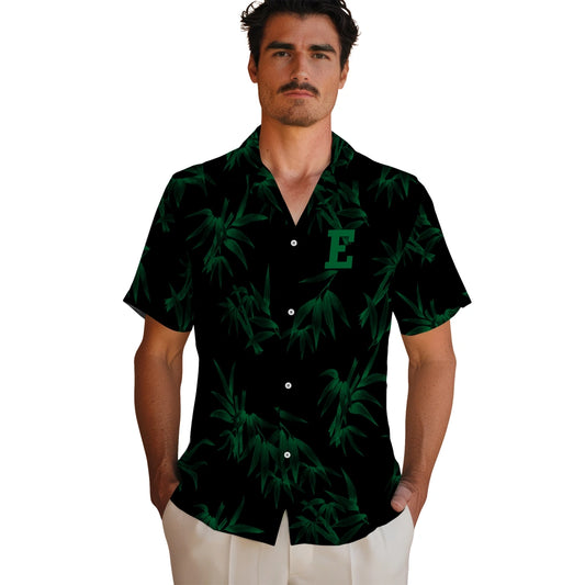 Eastern Michigan Eagles Hawaiian Shirt - Bamboo Branches | Moonbestprint