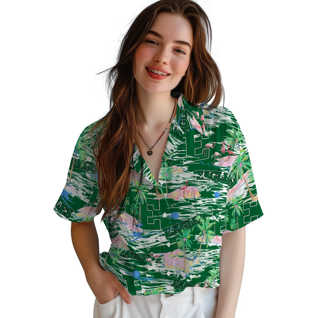 Eastern Michigan Eagles Flamingo Retreat 2026 Hawaiian Shirt – Moonbestprint