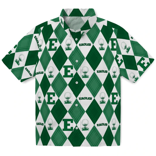 Eastern Michigan Eagles Hawaiian Shirt - Golfing Plaid | Moonbestprint