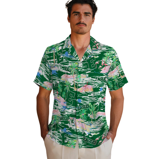 Eastern Michigan Eagles Hawaiian Shirt - Hawaii Island | Moonbestprint