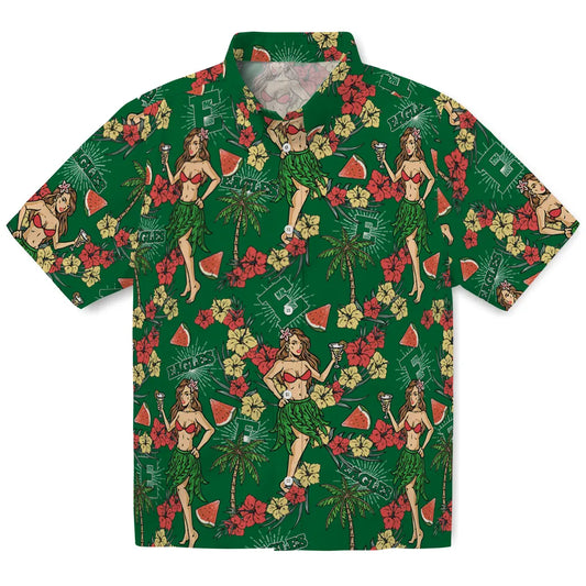 Eastern Michigan Eagles Hawaiian Shirt - Hawaiian Girls Design | Moonbestprint