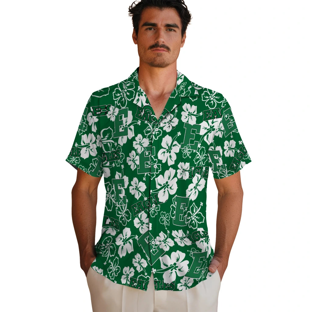 Eastern Michigan Eagles Hibiscus Bloom Hawaiian Shirt – Moonbestprint