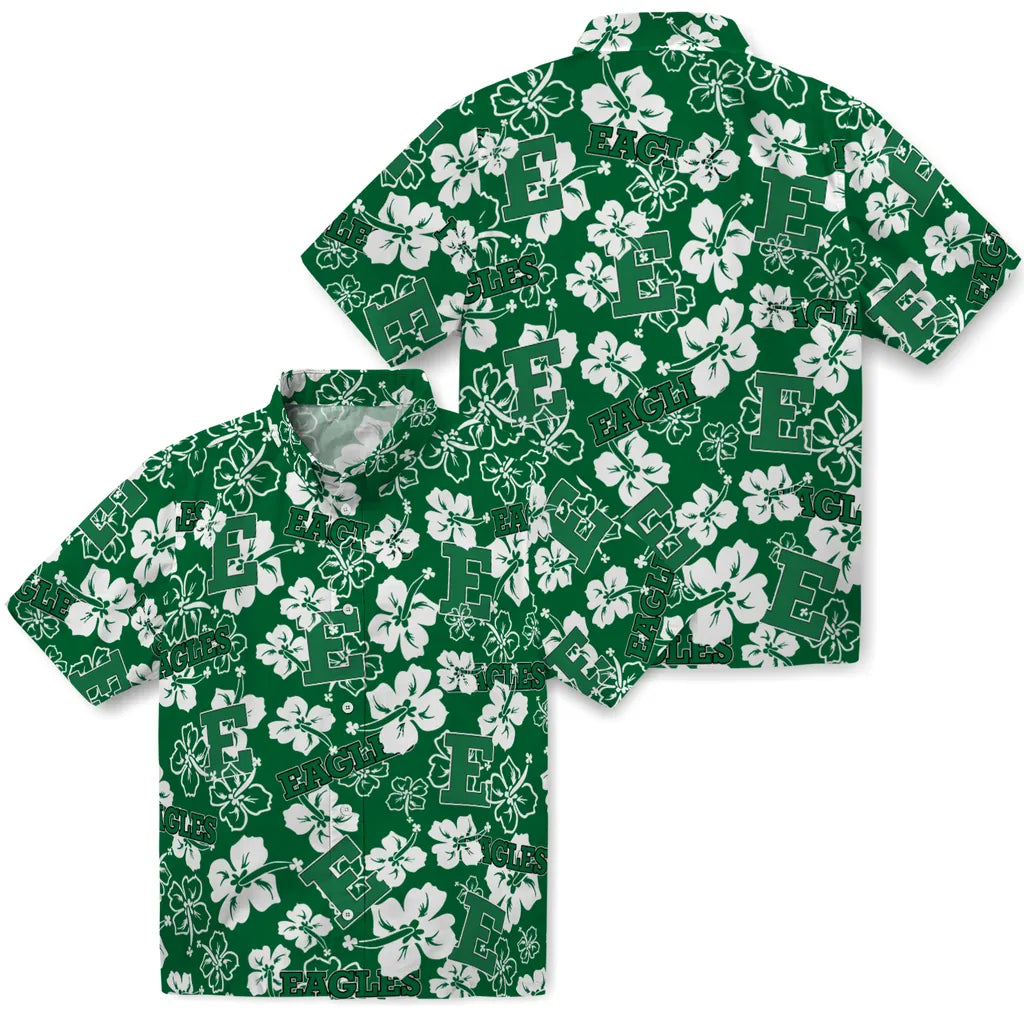 Eastern Michigan Eagles Hibiscus Bloom Hawaiian Shirt – Moonbestprint