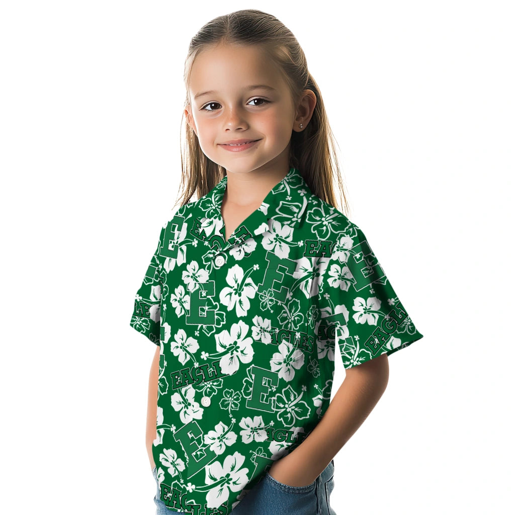 Eastern Michigan Eagles Hibiscus Bloom Hawaiian Shirt – Moonbestprint