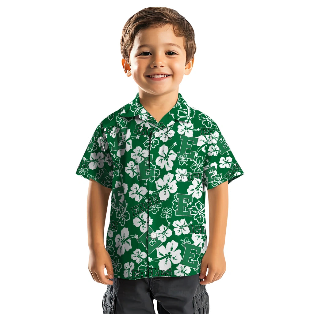 Eastern Michigan Eagles Hibiscus Bloom Hawaiian Shirt – Moonbestprint