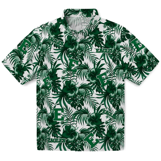 Eastern Michigan Eagles Hawaiian Shirt - Hibiscus Exotic | Moonbestprint