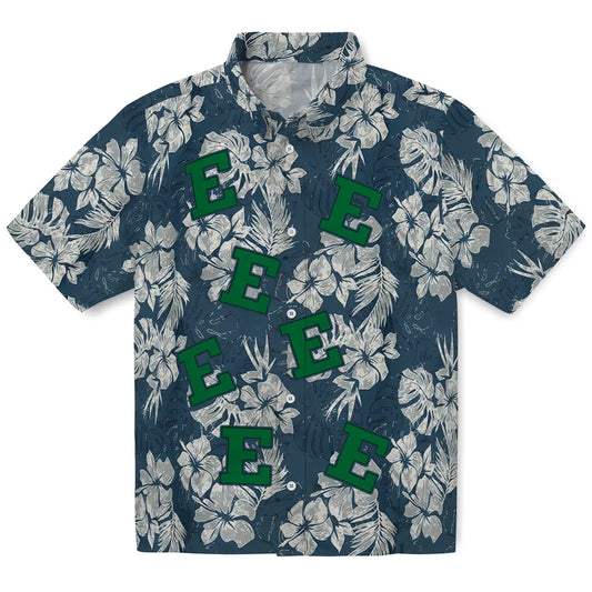 Eastern Michigan Eagles Hawaiian Shirt - Hibiscus Flowers | Moonbestprint