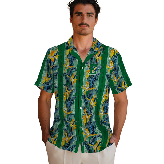 Eastern Michigan Eagles Hawaiian Shirt - Paradise Vines | Moonbestprint