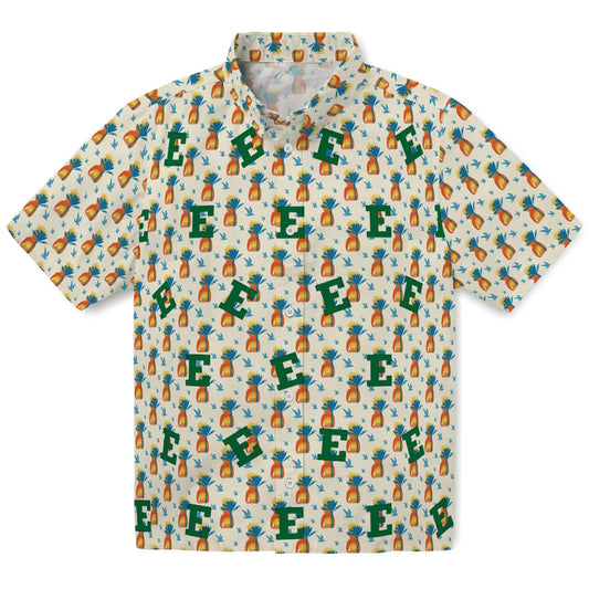 Eastern Michigan Eagles Hawaiian Shirt - Pineapple Delight | Moonbestprint