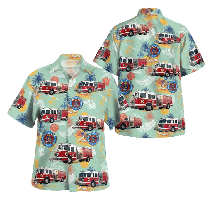 Easton Volunteer Fire Dept MD Hawaiian Shirt ? Usalast