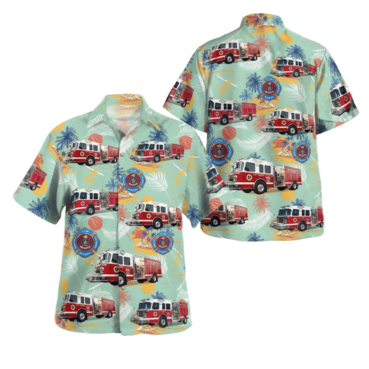 Easton Volunteer Fire Dept MD Hawaiian Shirt ? Usalast