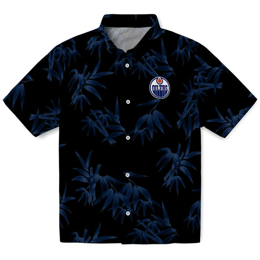 Edmonton Oilers Hawaiian Shirt - Bamboo Branches | Moonbestprint