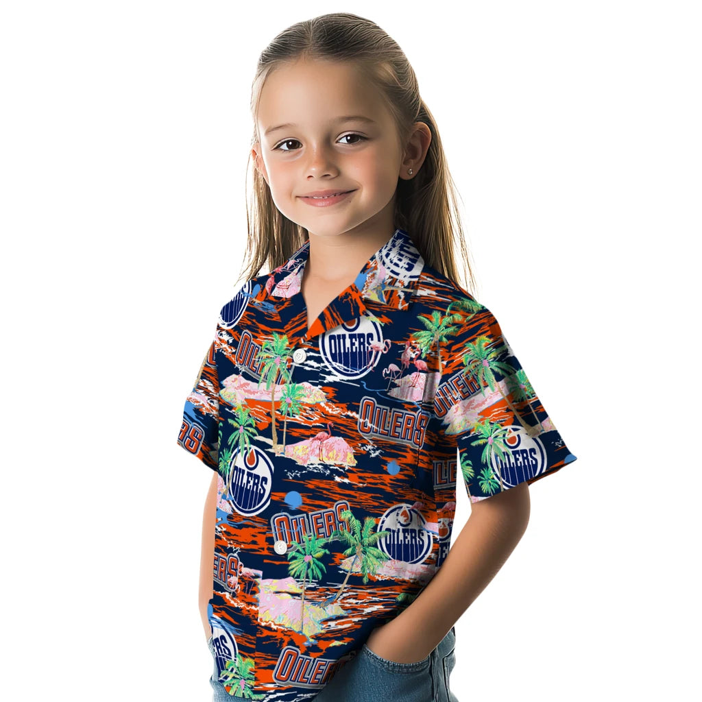 Edmonton Oilers Flamingo Retreat 2026 Hawaiian Shirt – Moonbestprint