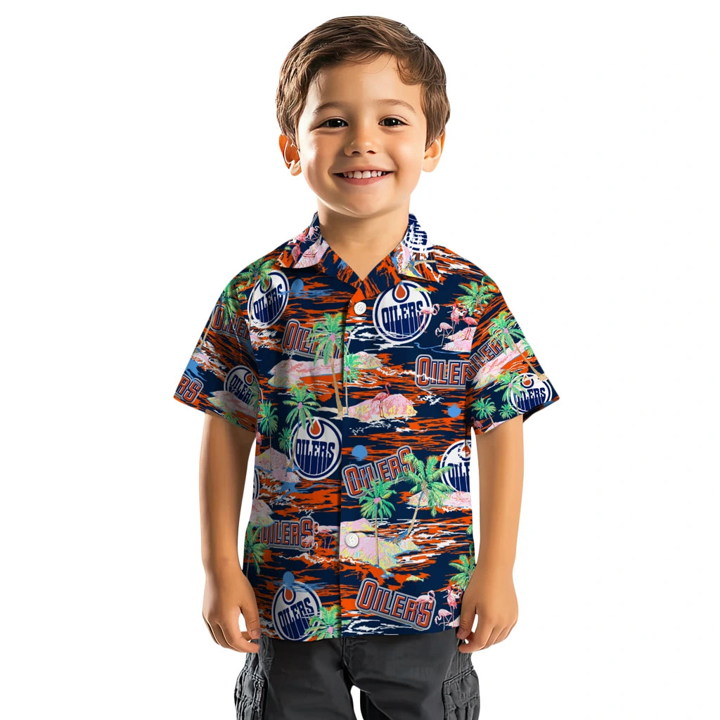 Edmonton Oilers Flamingo Retreat 2026 Hawaiian Shirt – Moonbestprint