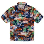 Edmonton Oilers Hawaiian Shirt - Hawaii Island | Moonbestprint