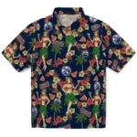 Edmonton Oilers Hawaiian Shirt - Hawaiian Girls Design | Moonbestprint