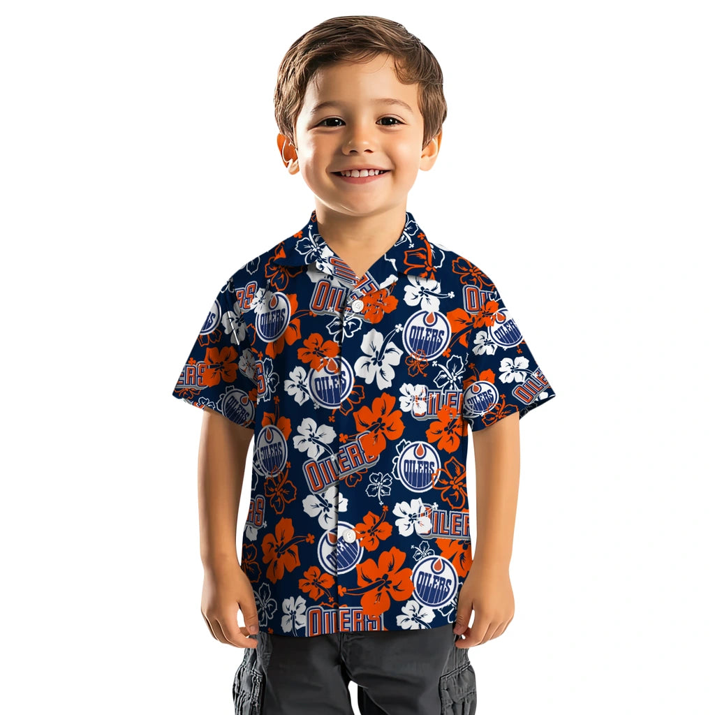 Edmonton Oilers Hibiscus Bloom Hawaiian Shirt – Moonbestprint