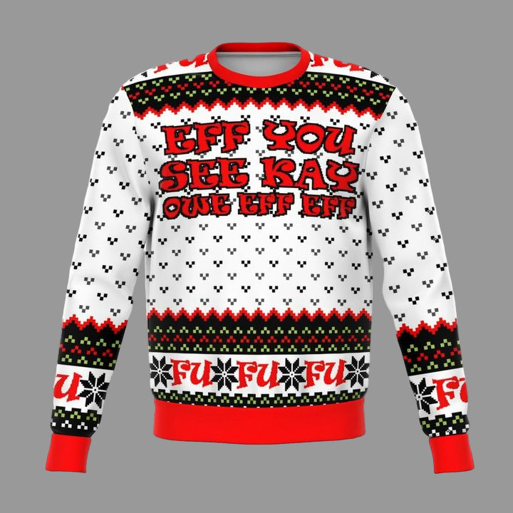 Eff You Meme 2022 Design 3d Ugly Christmas Sweater ? Usalast