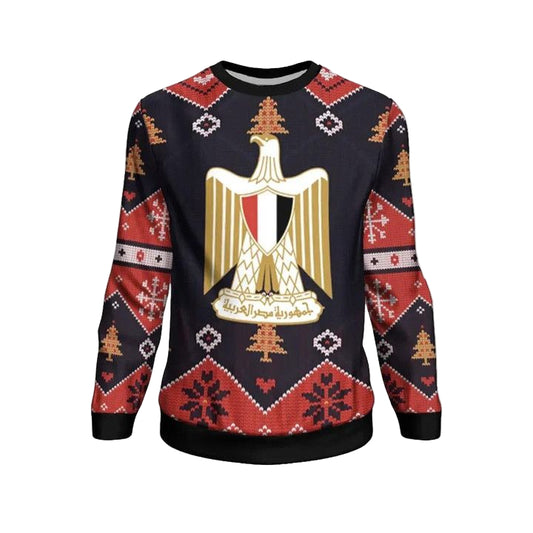 Egypt Christmas Sweater ? Santa Claus Ho Ho Ho ? Bn1810 ? Usalast