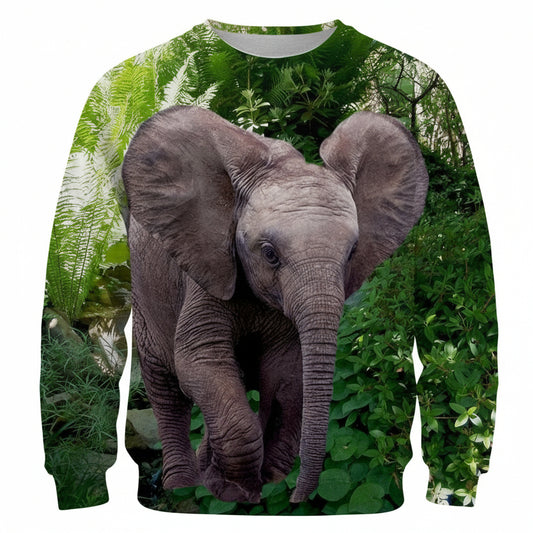 Elephant And Jungle Sweater ? Usalast
