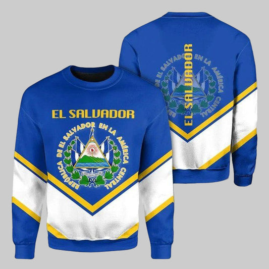Elsalvador Coat Of Arms Sweater Lucian Style Jw5 ? Usalast
