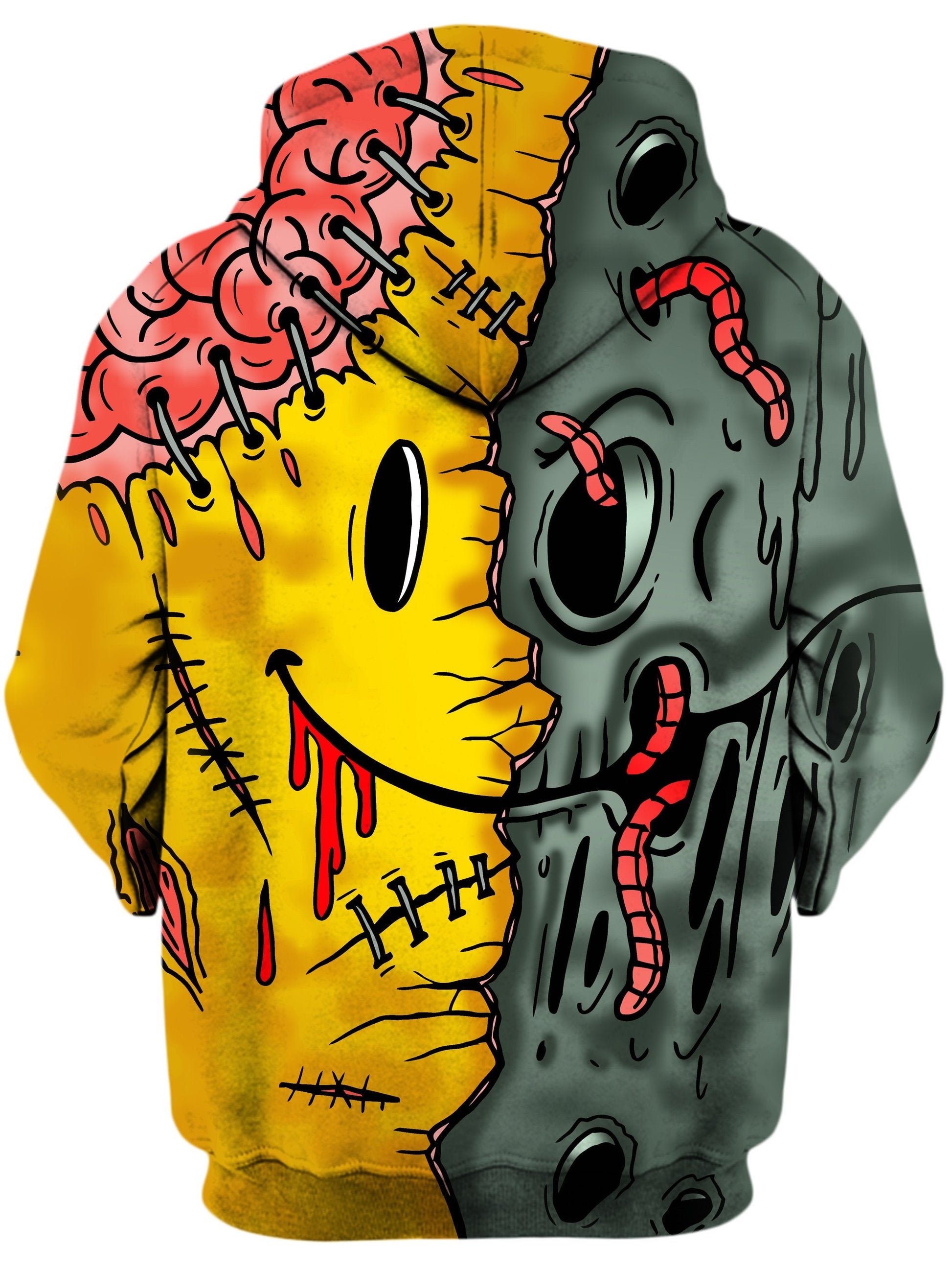 Emoji Zombie Hoodie -Moonbestprint