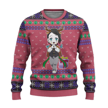 Enmu Demon Slayer Anime Ugly Christmas Sweater Xmas Gift ? Usalast
