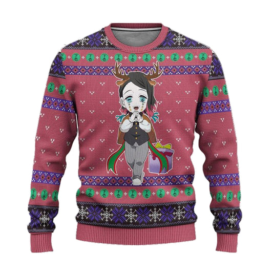 Enmu Demon Slayer Anime Ugly Christmas Sweater Xmas Gift ? Usalast