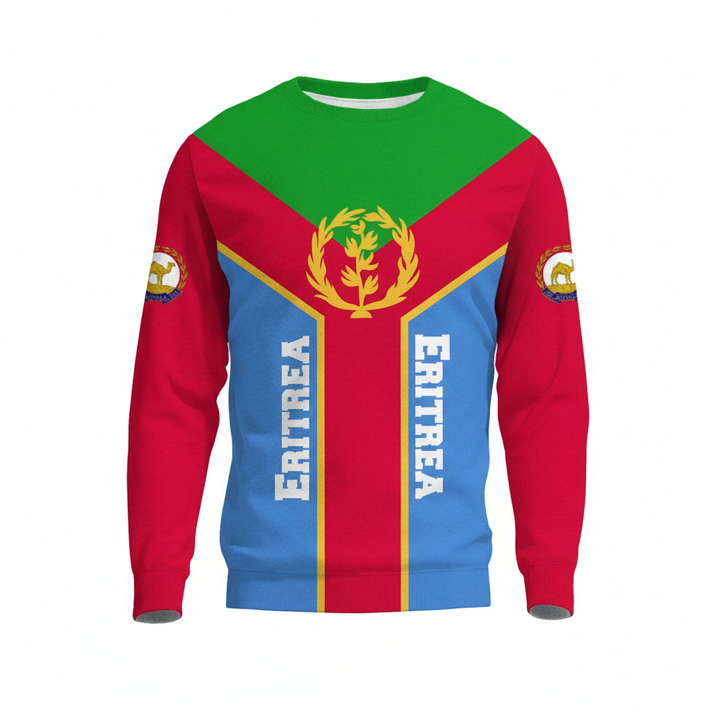 Eritrea Sweater Eritrea Rising Coat Of Arms A10 ? Usalast