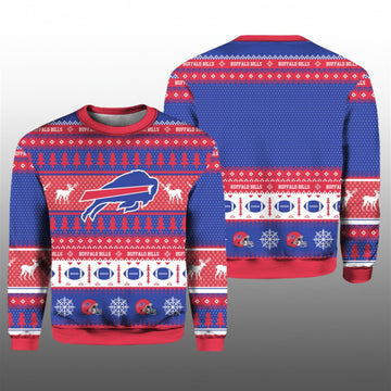 2026 Bills Ugly Christmas Sweater - Moonbestprint