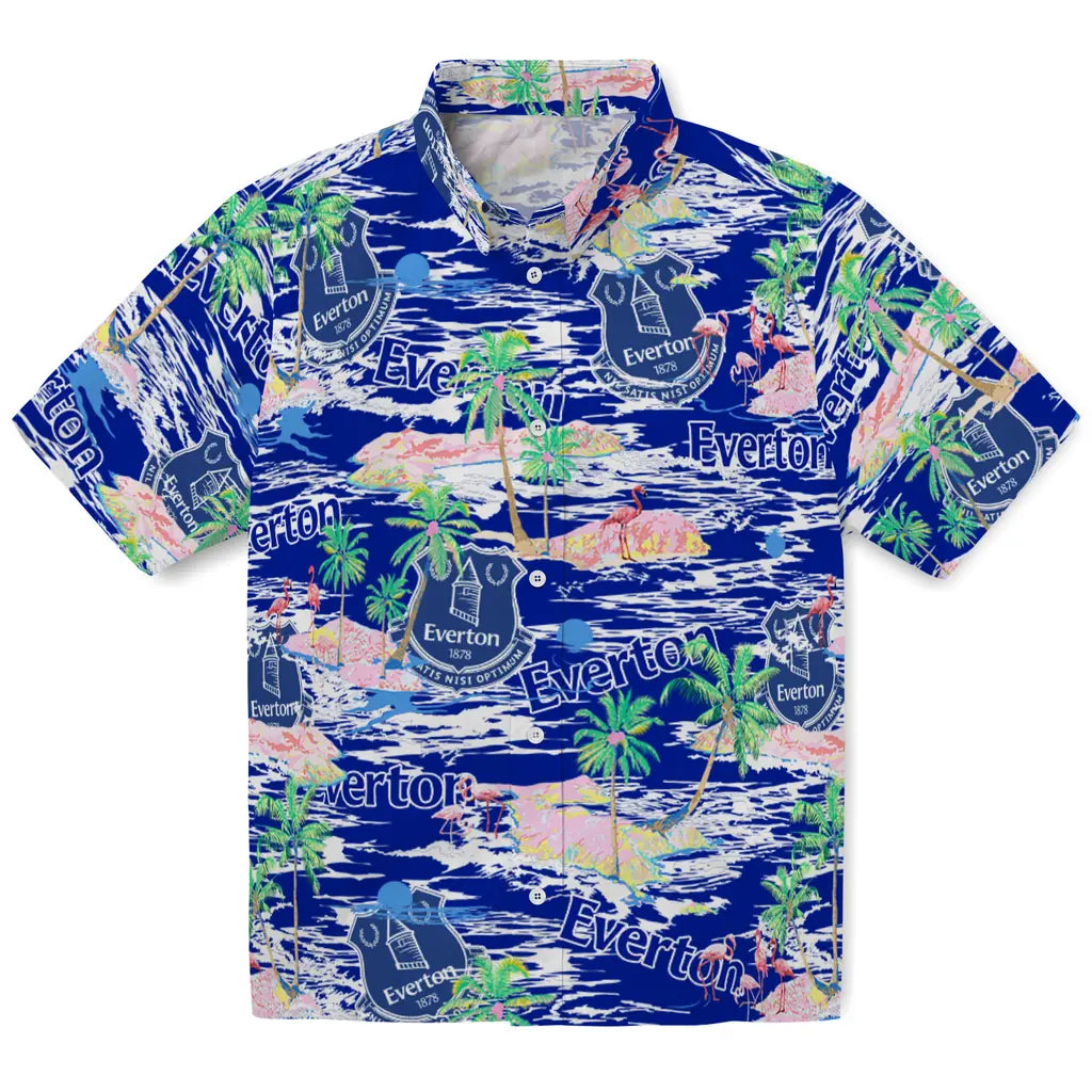 Everton Flamingo Retreat 2026 Hawaiian Shirt – Moonbestprint