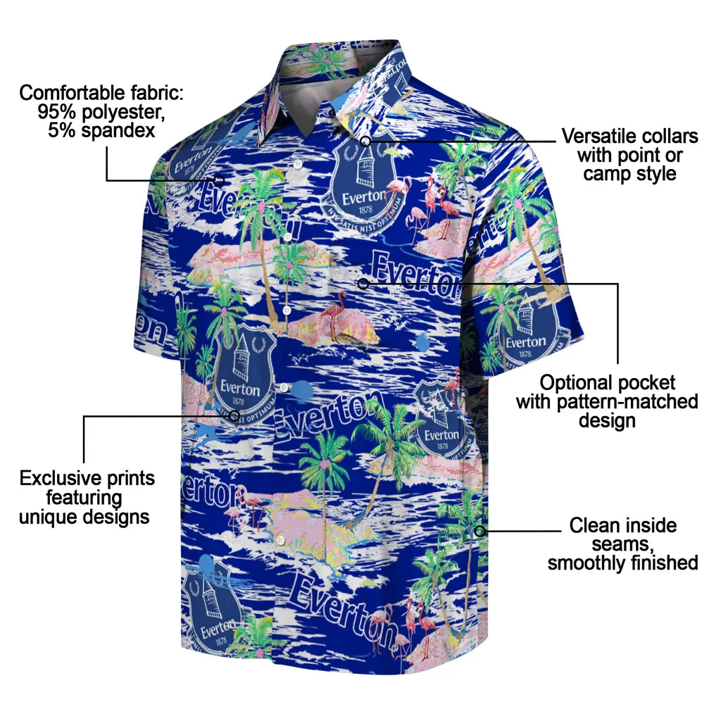Everton Flamingo Retreat 2026 Hawaiian Shirt – Moonbestprint