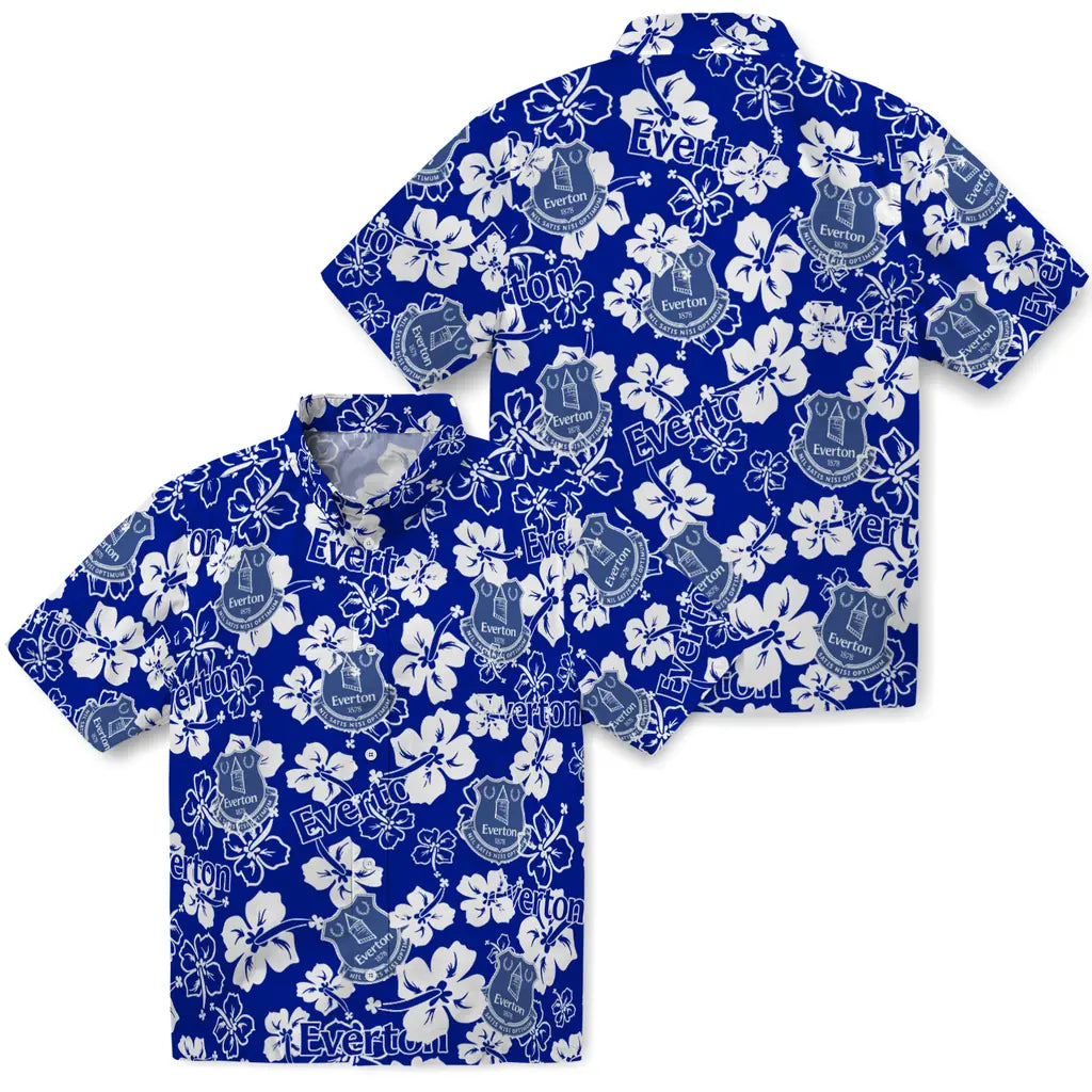 Everton Hibiscus Bloom Hawaiian Shirt – Moonbestprint