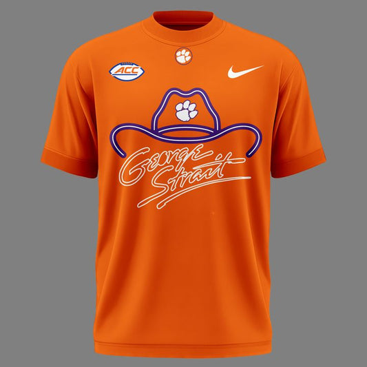 Exclusive Version T-Shirt George Strait x Clemson Tigers Football for fans! | NO64 Moonbestprint