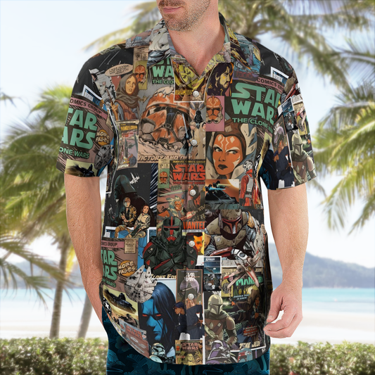 Star Wars Vintage Hawaiian Shirt - Moonbestprint