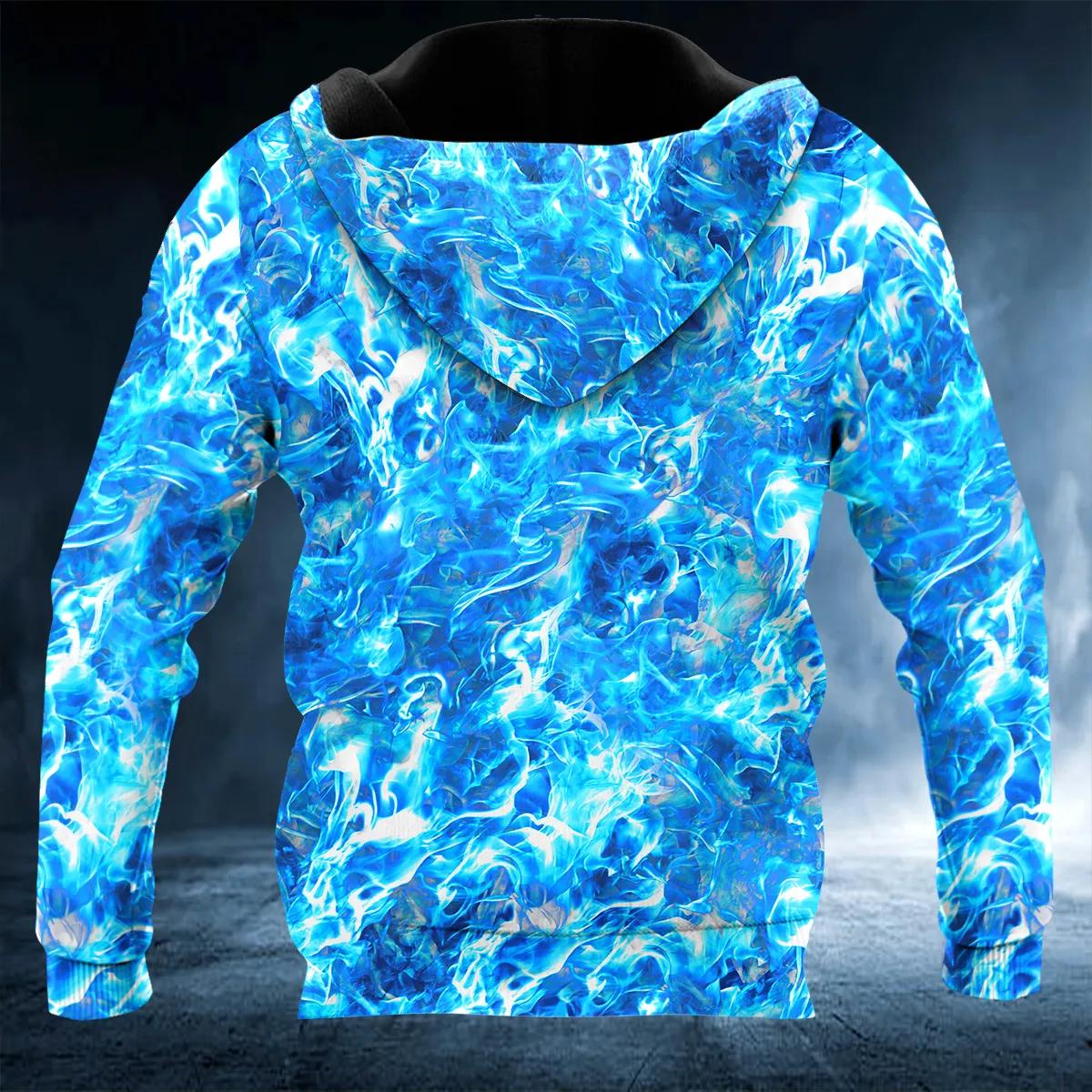 Face Ice Skull 3D All Over Print Hoodie -Moonbestprint