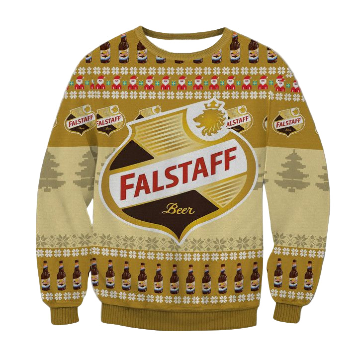 Falstaff Beer Ugly Christmas Sweater 2022 ? Usalast