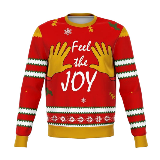 Feel The Joy Funny Meme 2022 Design 3d Ugly Christmas Sweater ? Usalast