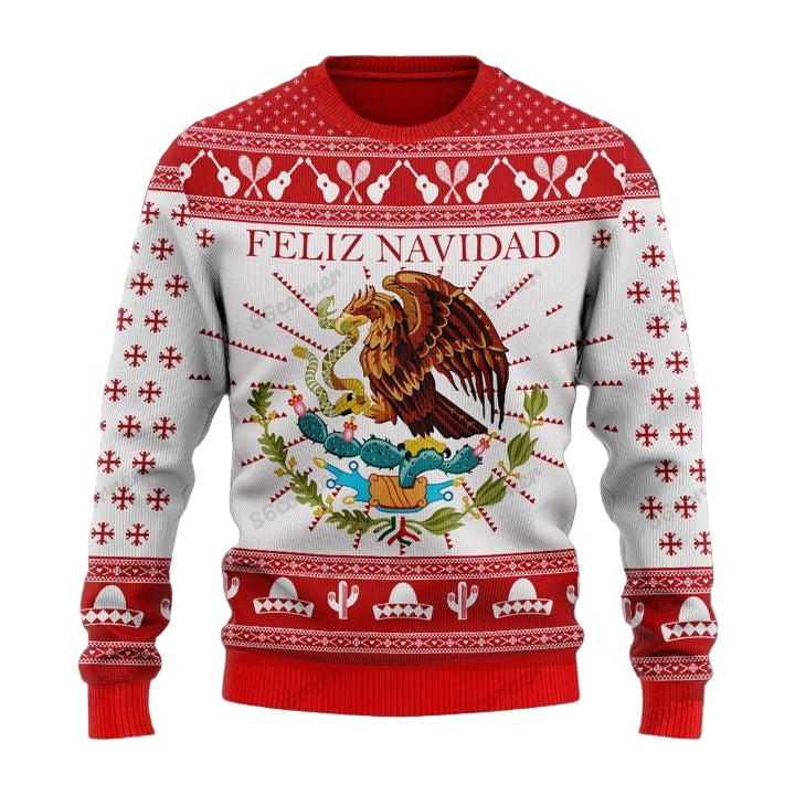 Feliz Navidad Mexican Ugly Sweater ? Usalast