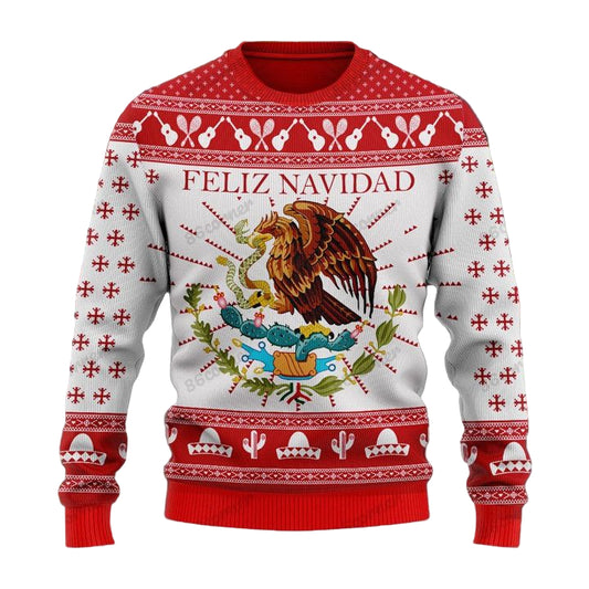 Feliz Navidad Mexican Ugly Sweater ? Usalast