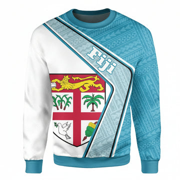Fiji Sweater ? Polynesian Coconut Tree A224 ? Usalast