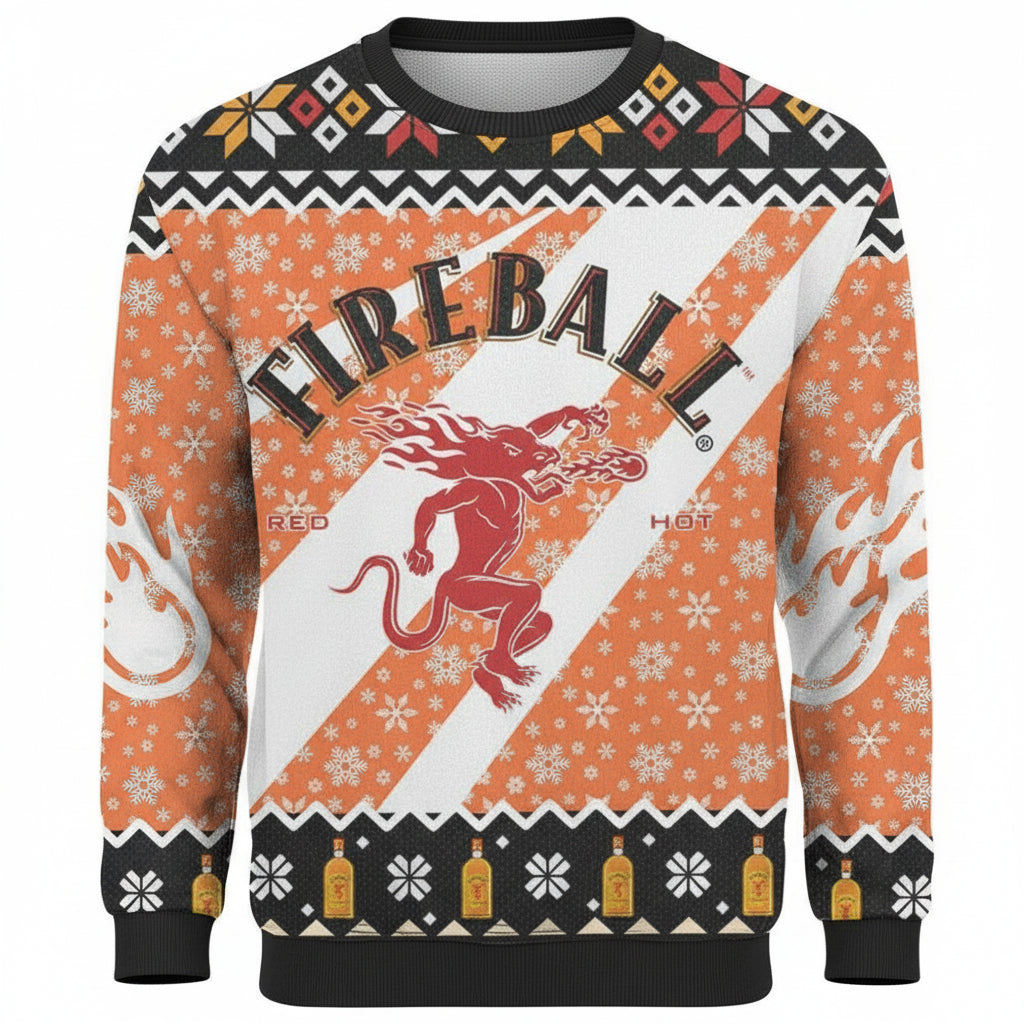 Fireball Christmas Believe Xmas Ugly 3D Sweater ? Usalast